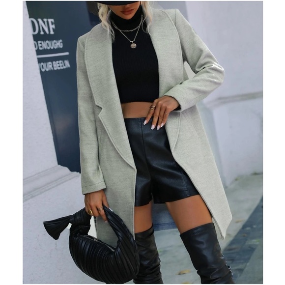 BellanBlue Jackets & Blazers - Cozy Pocket Open Front Jacket Coat